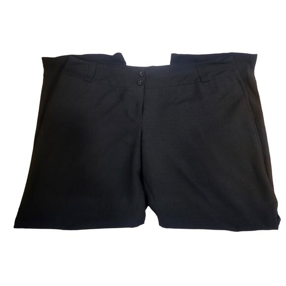 Dots Pants - dots Straight Leg Black Dress Pants Size 20